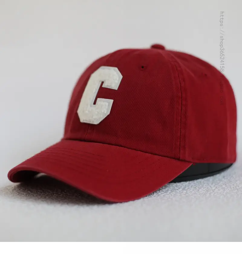 Men's Beige Cotton Cap with White C Logo — feature 18