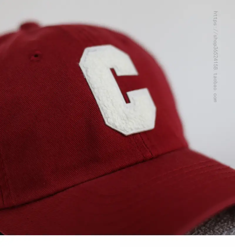 Men's Beige Cotton Cap with White C Logo — feature 19