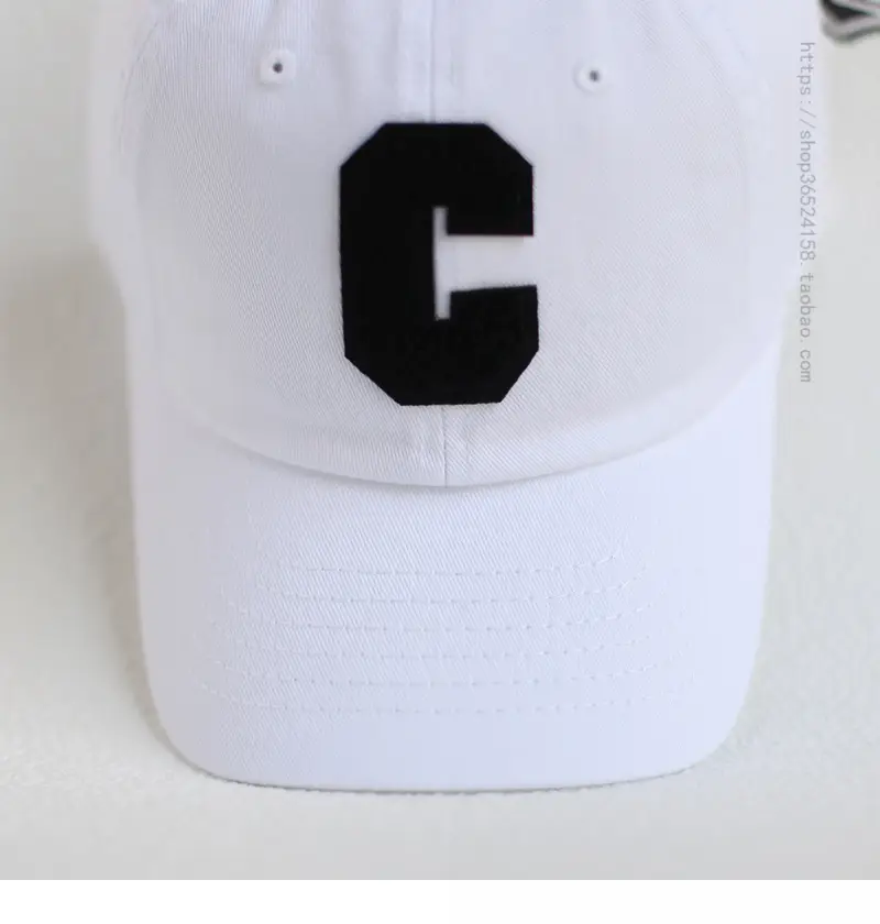 Men's Beige Cotton Cap with White C Logo — feature 23