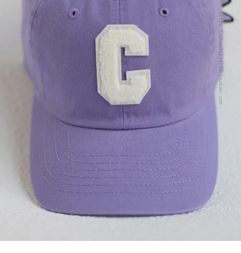 Men's Beige Cotton Cap with White C Logo — feature 24