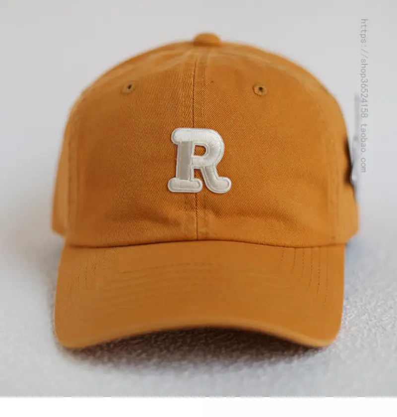 Women's Beige R Logo Baseball Cap — feature 1