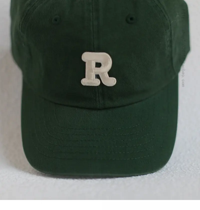 Women's Beige R Logo Baseball Cap — feature 17