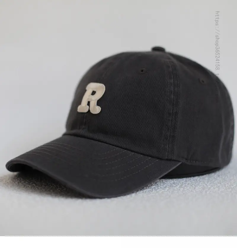 Women's Beige R Logo Baseball Cap — feature 21