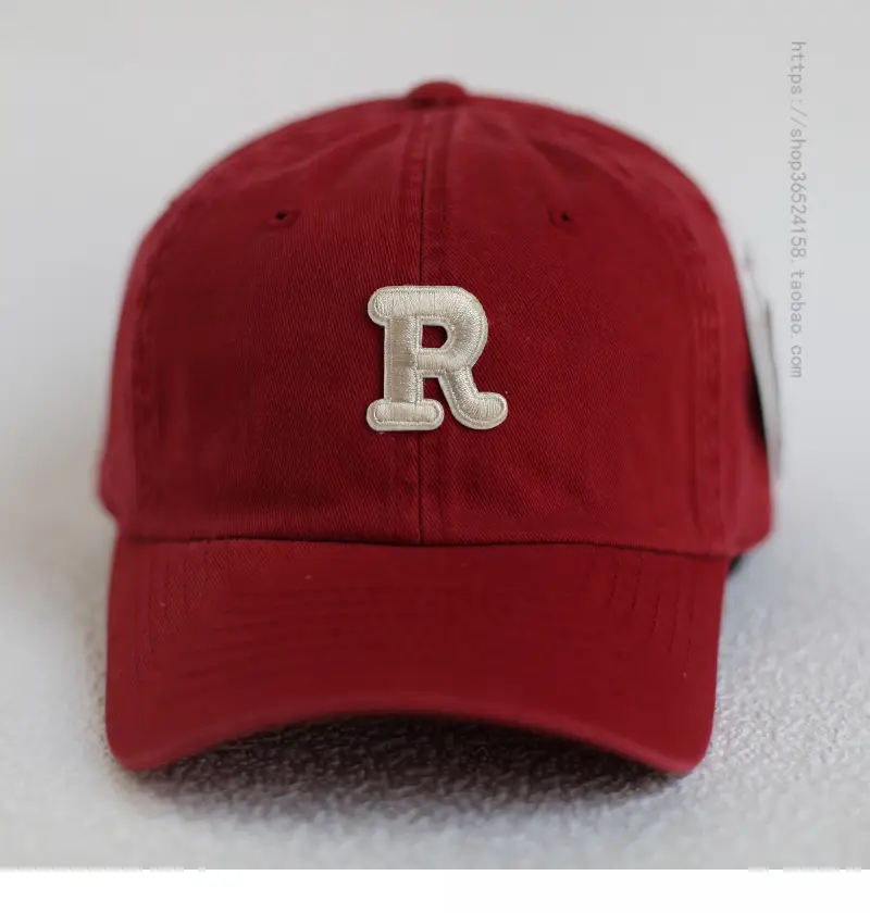 Women's Beige R Logo Baseball Cap — feature 3