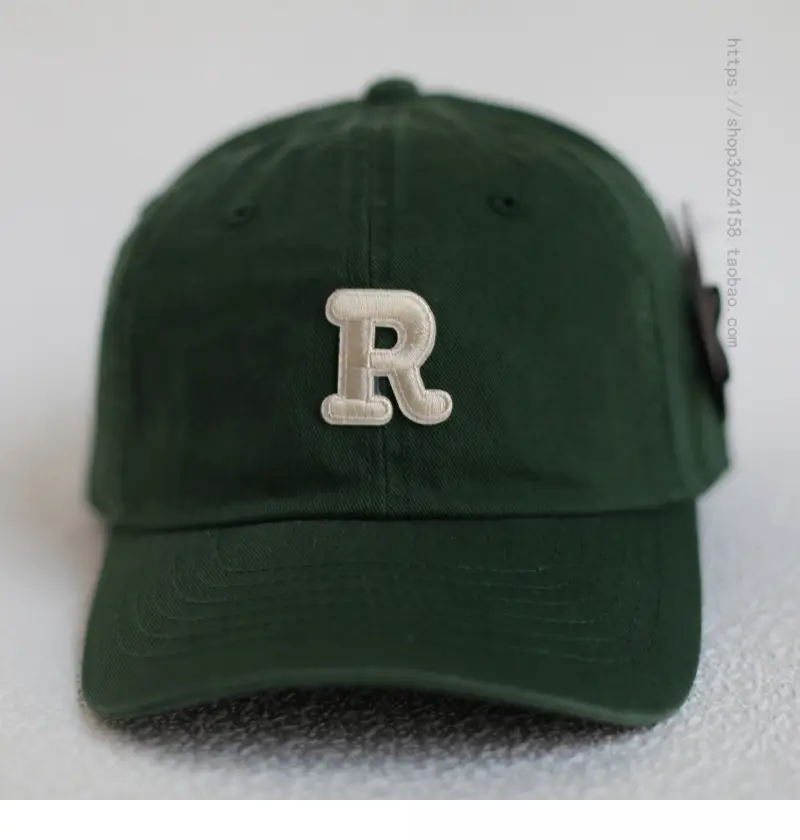 Women's Beige R Logo Baseball Cap — feature 8