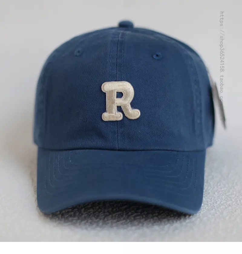 Women's Beige R Logo Baseball Cap - Image 9