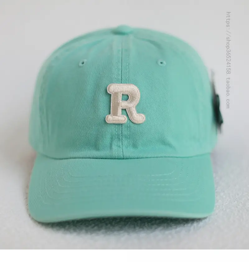 Women's Beige R Logo Baseball Cap - Image 4