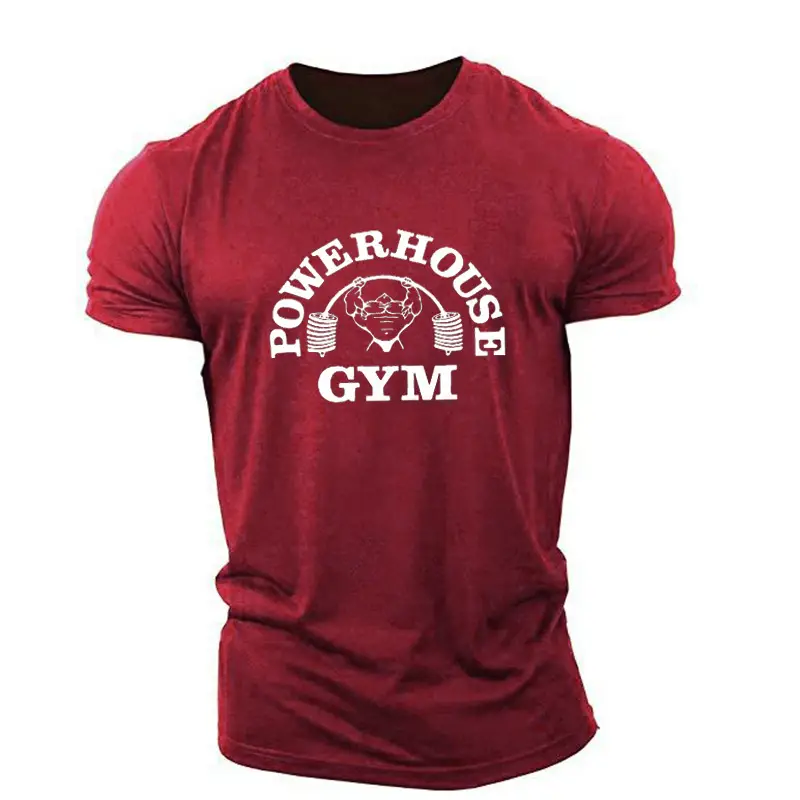 Men Blue Super House Gym T-Shirt Short Sleeve