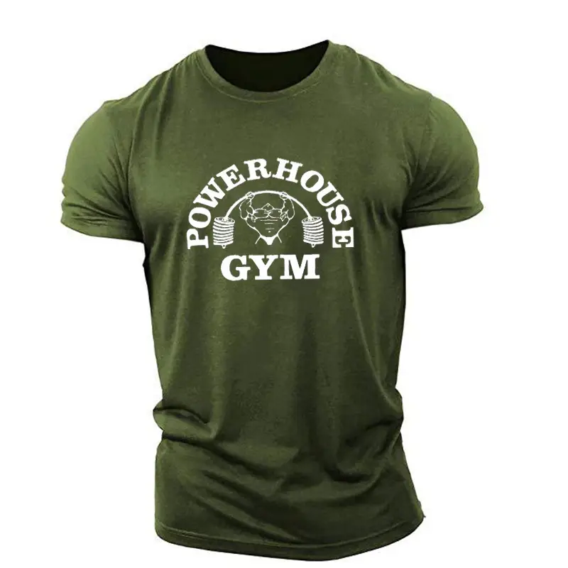 Men Blue Super House Gym T-Shirt Short Sleeve