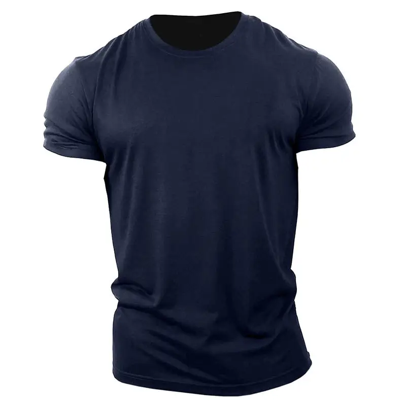 Men Blue Super House Gym T-Shirt Short Sleeve