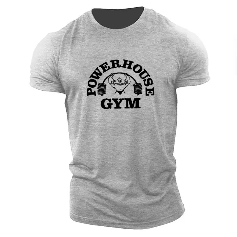 Men Blue Super House Gym T-Shirt Short Sleeve
