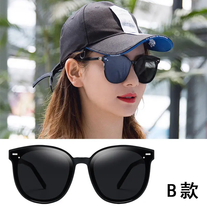 Women UV400 Polarized Sunglasses Black