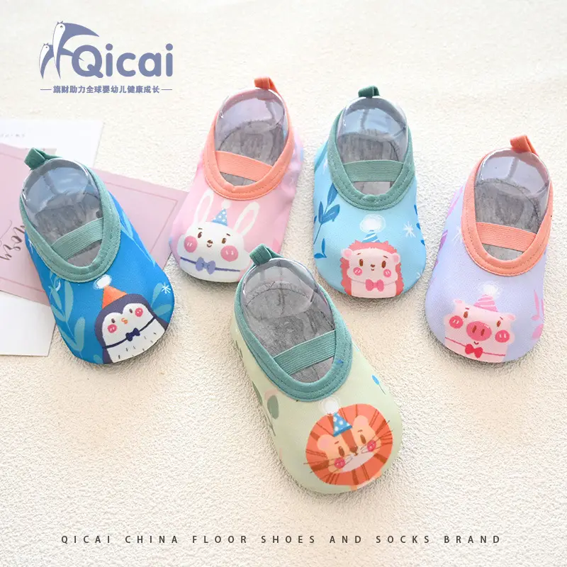 Blue Penguin Baby Socks for Toddler Non-Slip Floor - Image 7