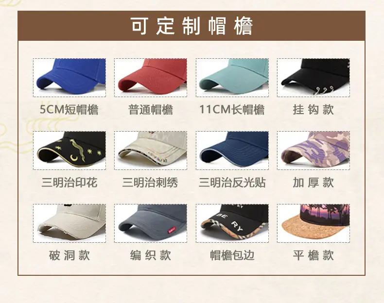 Spring Summer Baseball Caps Customizable Logo Men — feature 24