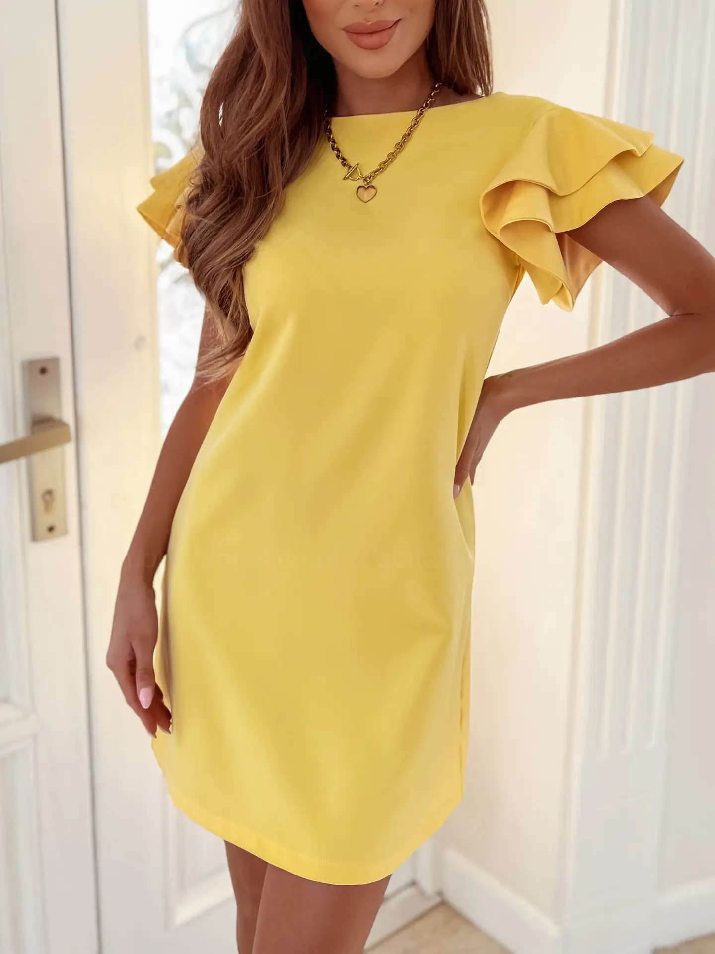 Women Hot Cross-border Summer Backless Dress Pink - Image 18