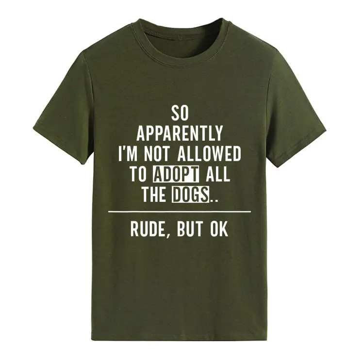 Women Letter T-Shirt Green Round Neck Loose Short Sleeve