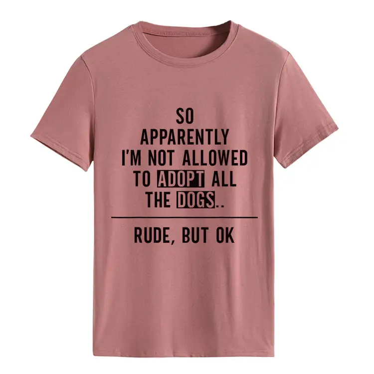 Women Letter T-Shirt Green Round Neck Loose Short Sleeve