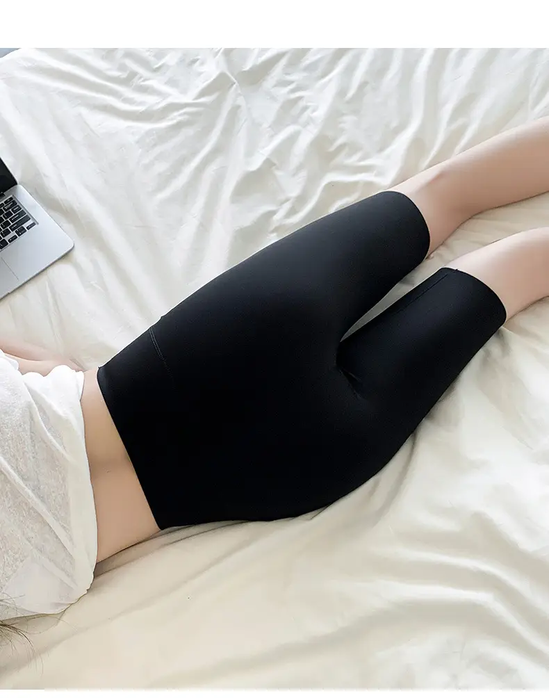 Women Thin Shark Pants High Waist Yoga Wear Pink — feature 25