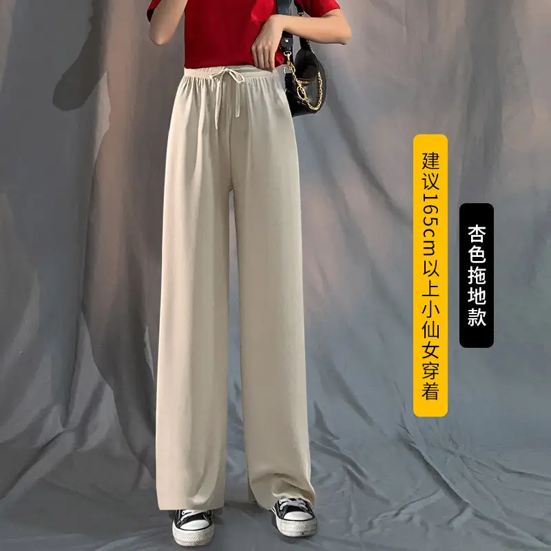 Women's Black Wide Leg Pants Summer 2022 - Image 12