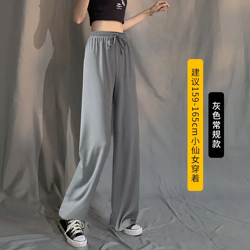 Women's Black Wide Leg Pants Summer 2022 - Image 6