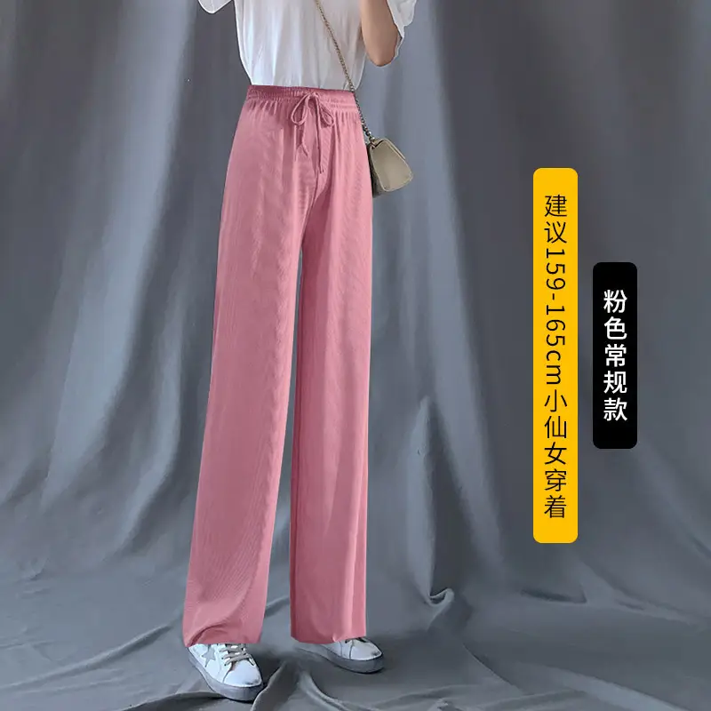 Women's Black Wide Leg Pants Summer 2022 - Image 7