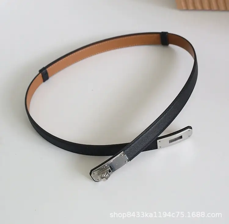 Women's Adjustable Leather Belt with Adjustable Buckle — feature 4
