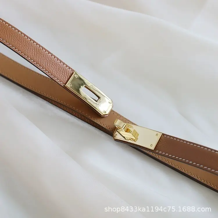 Women's Adjustable Leather Belt with Adjustable Buckle — feature 5