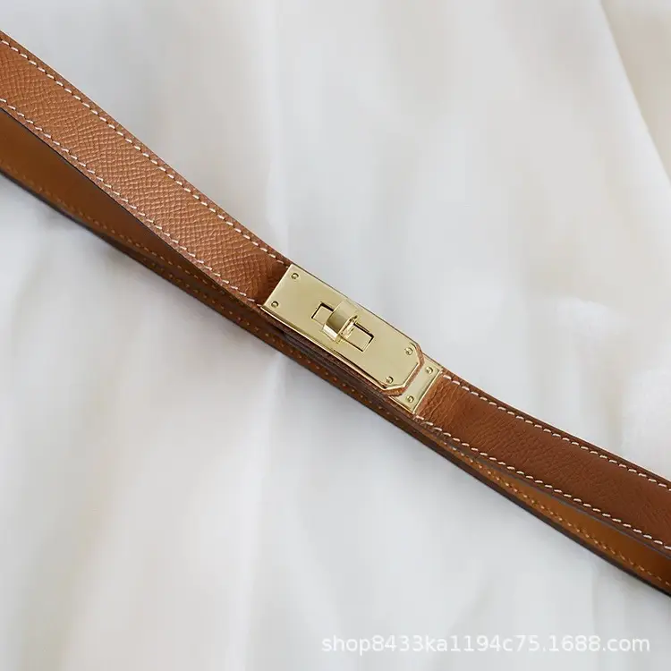 Women's Adjustable Leather Belt with Adjustable Buckle — feature 9