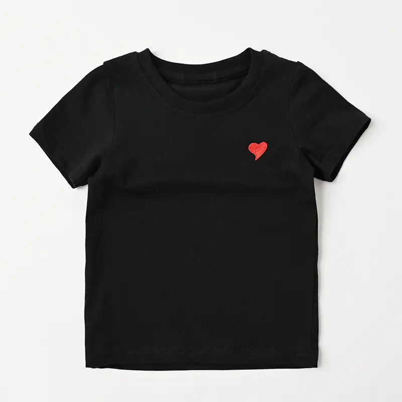 Men Grey Heart Print T-Shirt Small