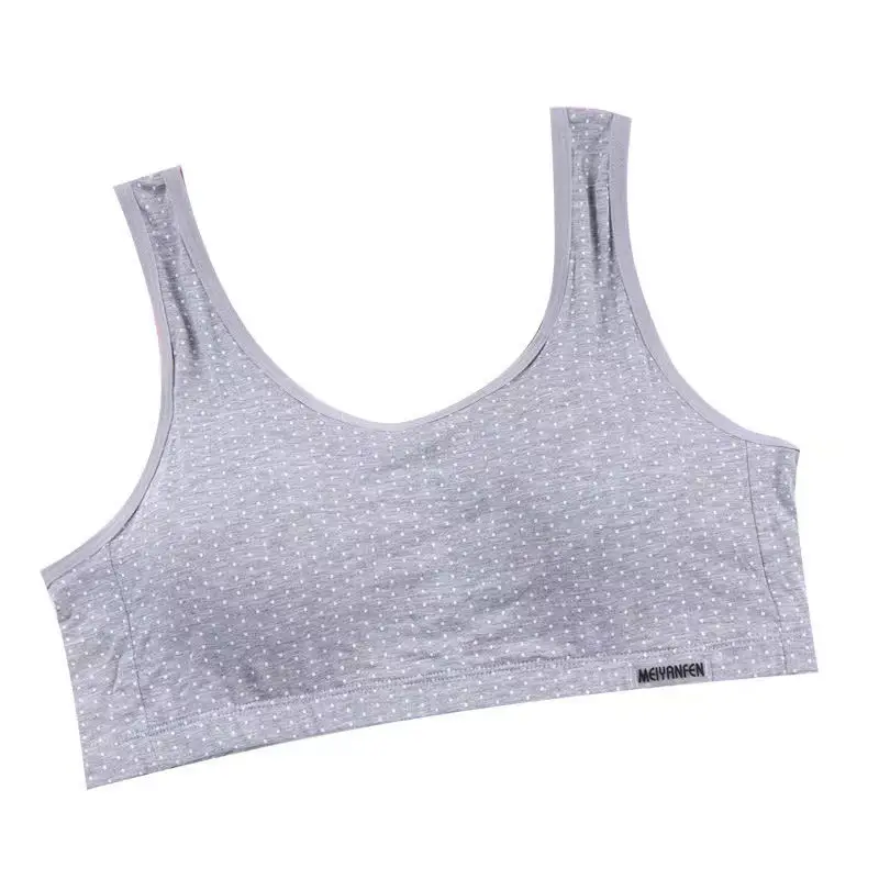 Summer Women's Underwear Fat Girl Student Bra Plus Fat Extra Large Tube Top Non-rimmed Sports Girl's Small Vest