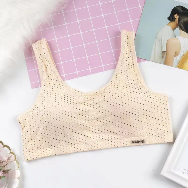 Summer Women's Underwear Fat Girl Student Bra Plus Fat Extra Large Tube Top Non-rimmed Sports Girl's Small Vest