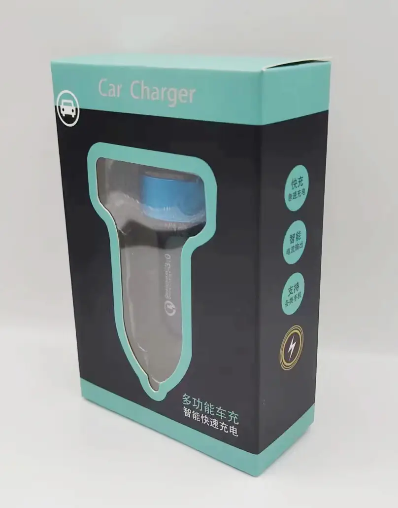 PD20W + QC3.0 Dual Charging Car Charger with Voltage Monitor