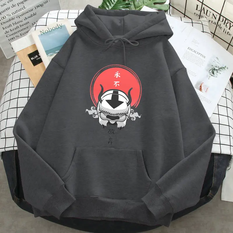Women Hoodie Black Cartoon Animal Plus Velvet Winter - Image 11