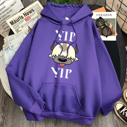 Women Hoodie Black Cartoon Animal Plus Velvet Winter - Image 23