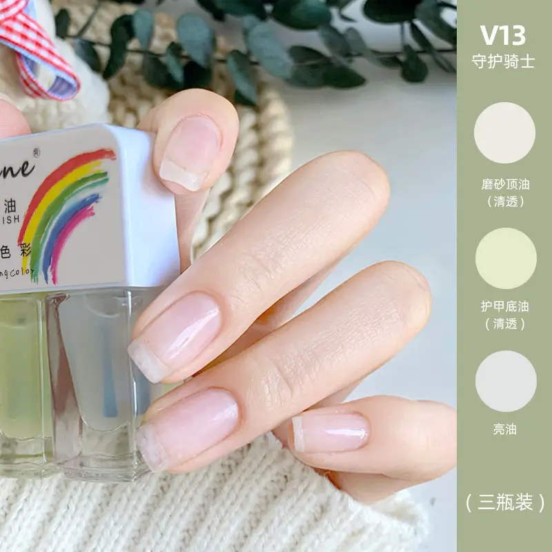 Rainbow Nail Polish Set 3 Bottles Whitening Quick Dry - Image 5