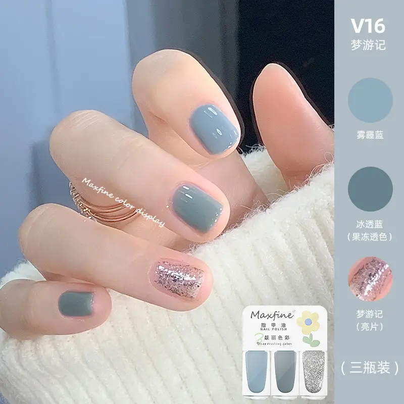 Rainbow Nail Polish Set 3 Bottles Whitening Quick Dry - Image 7