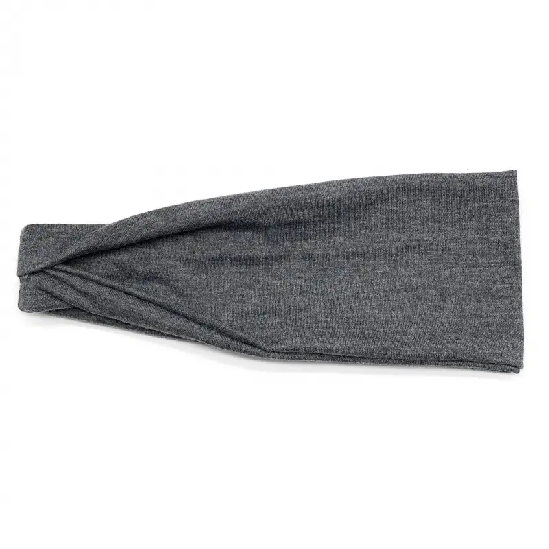Men's Gray Sweat-Active Hair Band for Yoga Running