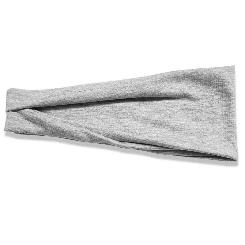 Men's Gray Sweat-Active Hair Band for Yoga Running