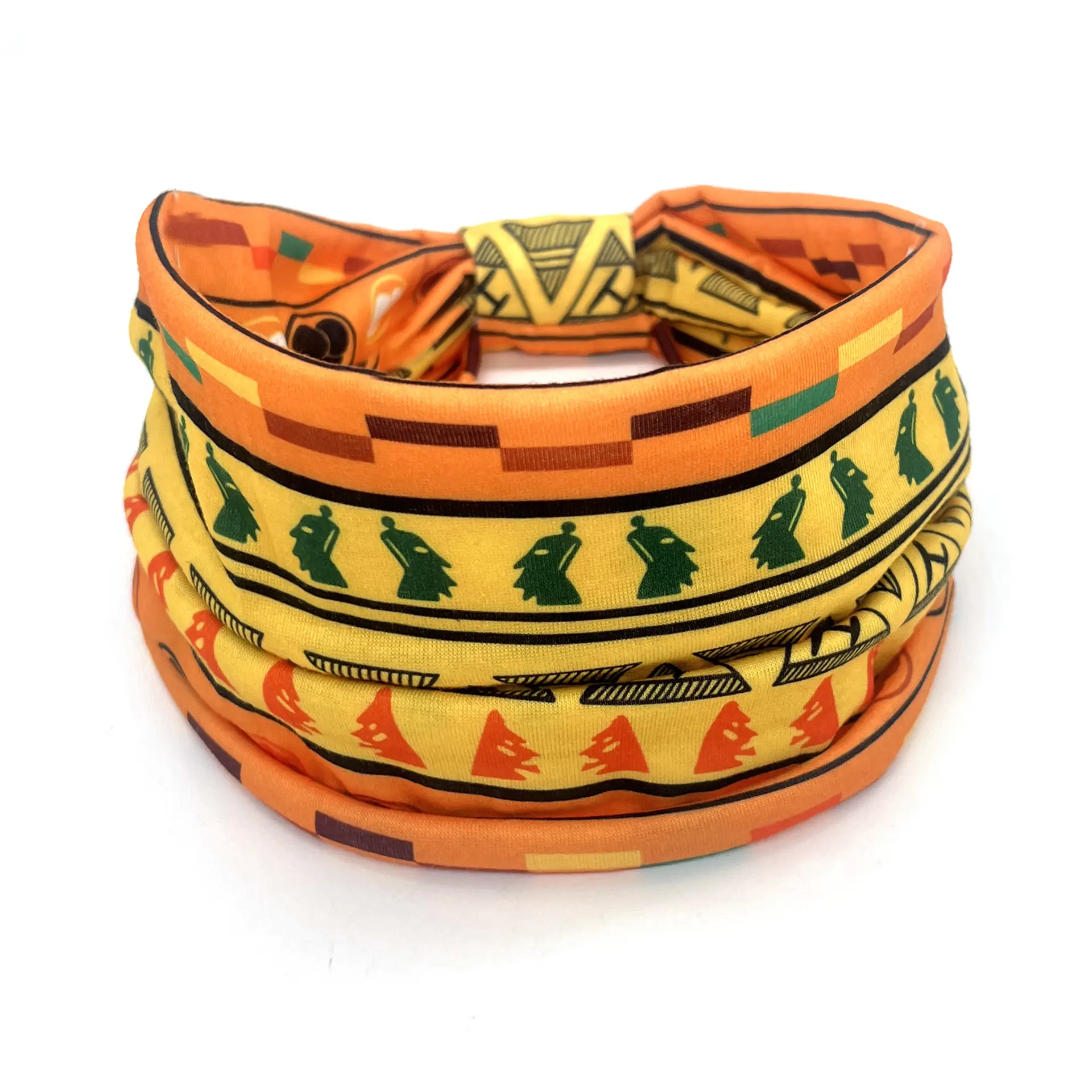 European and American New Bohemian Hair Band Mandala Flower Headband Elastic Sweat Absorbent Women's Wide-brimmed Headband - Image 14