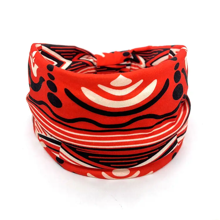 European and American New Bohemian Hair Band Mandala Flower Headband Elastic Sweat Absorbent Women's Wide-brimmed Headband - Image 20