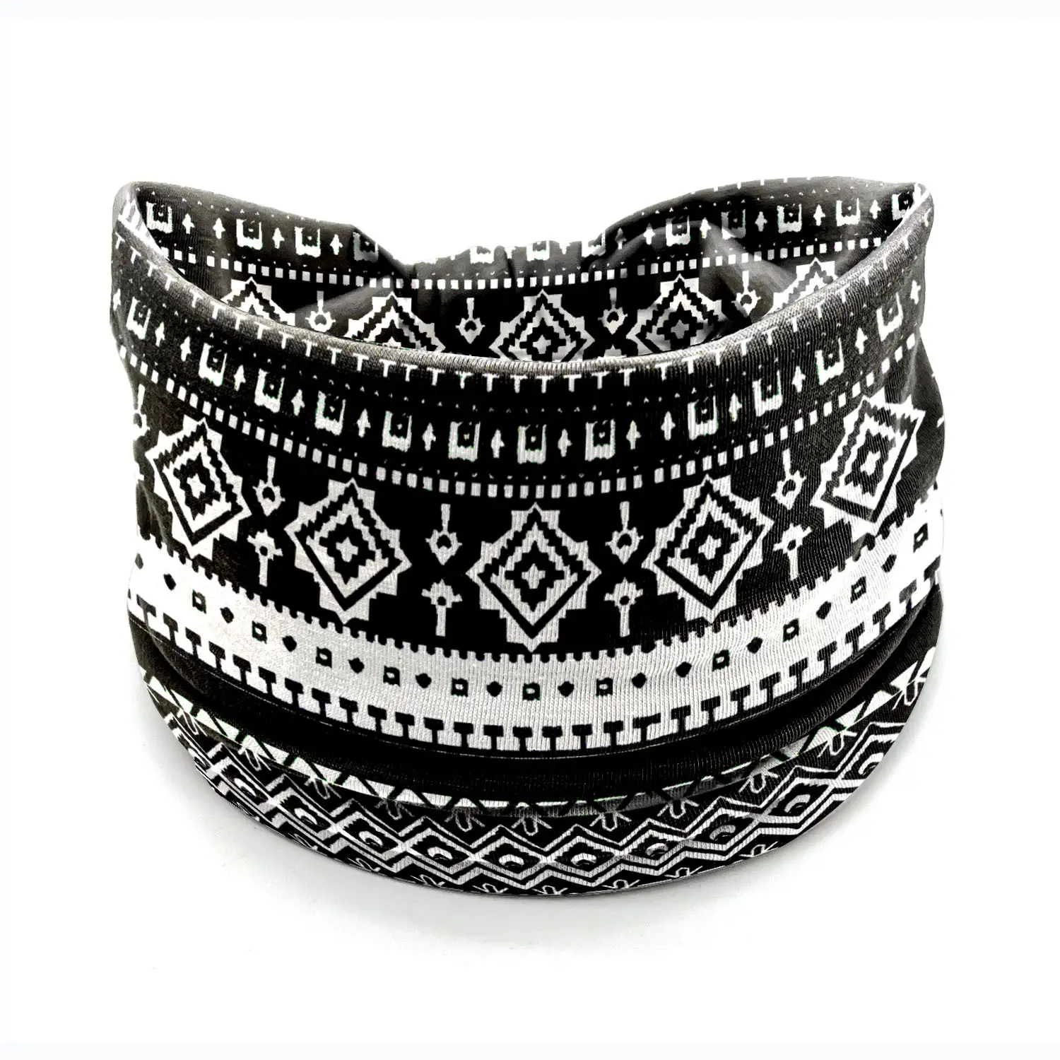European and American New Bohemian Hair Band Mandala Flower Headband Elastic Sweat Absorbent Women's Wide-brimmed Headband - Image 24