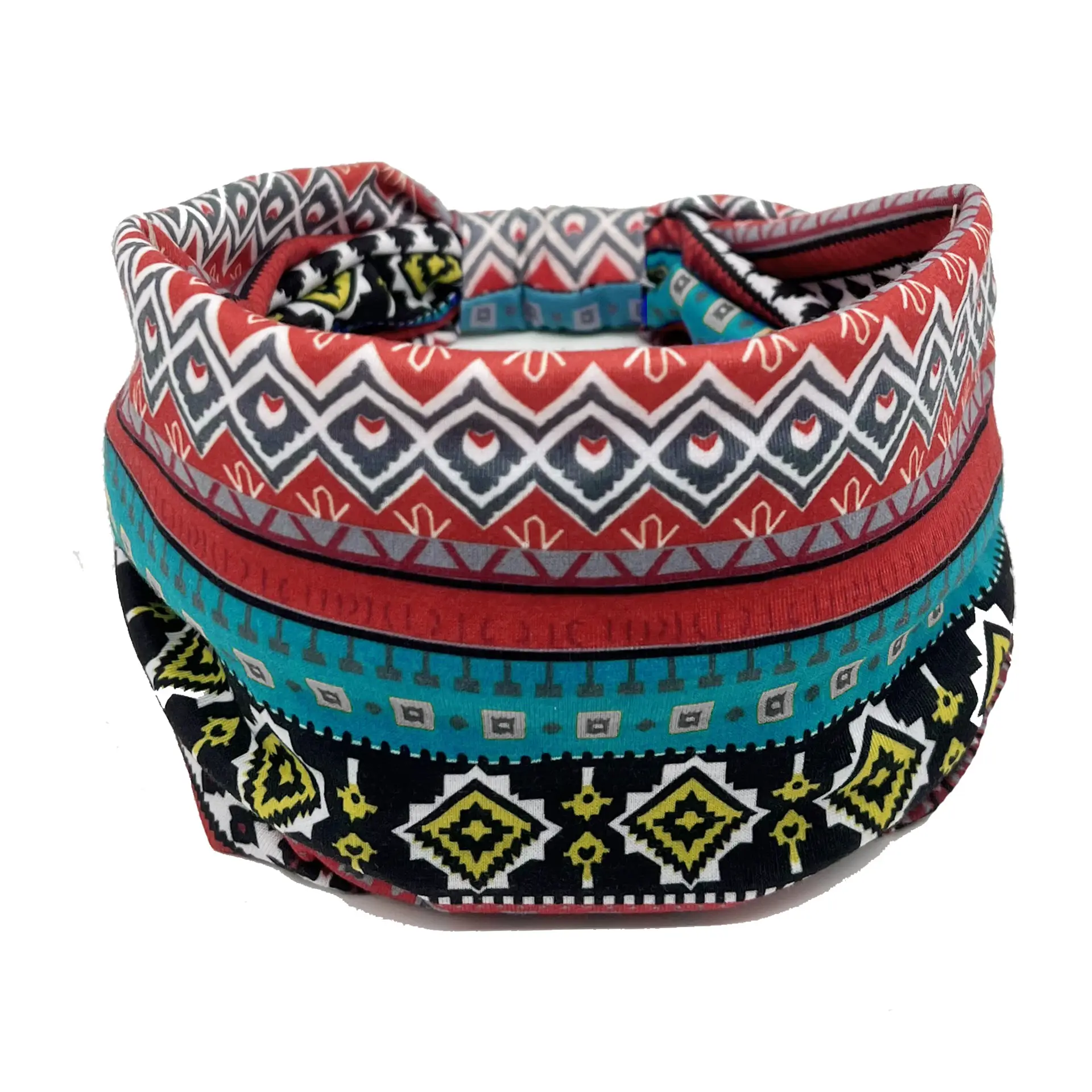 European and American New Bohemian Hair Band Mandala Flower Headband Elastic Sweat Absorbent Women's Wide-brimmed Headband - Image 25