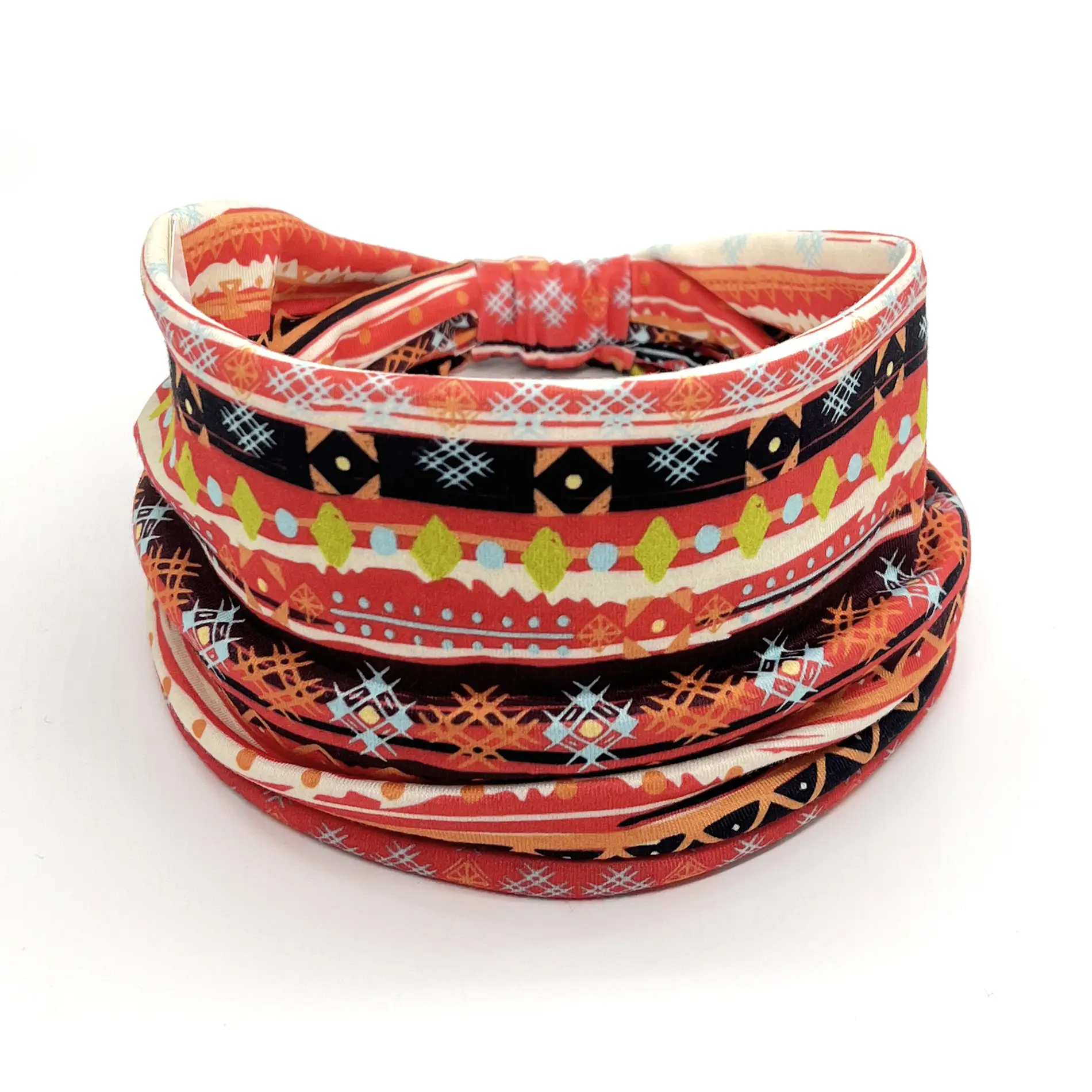 European and American New Bohemian Hair Band Mandala Flower Headband Elastic Sweat Absorbent Women's Wide-brimmed Headband - Image 49