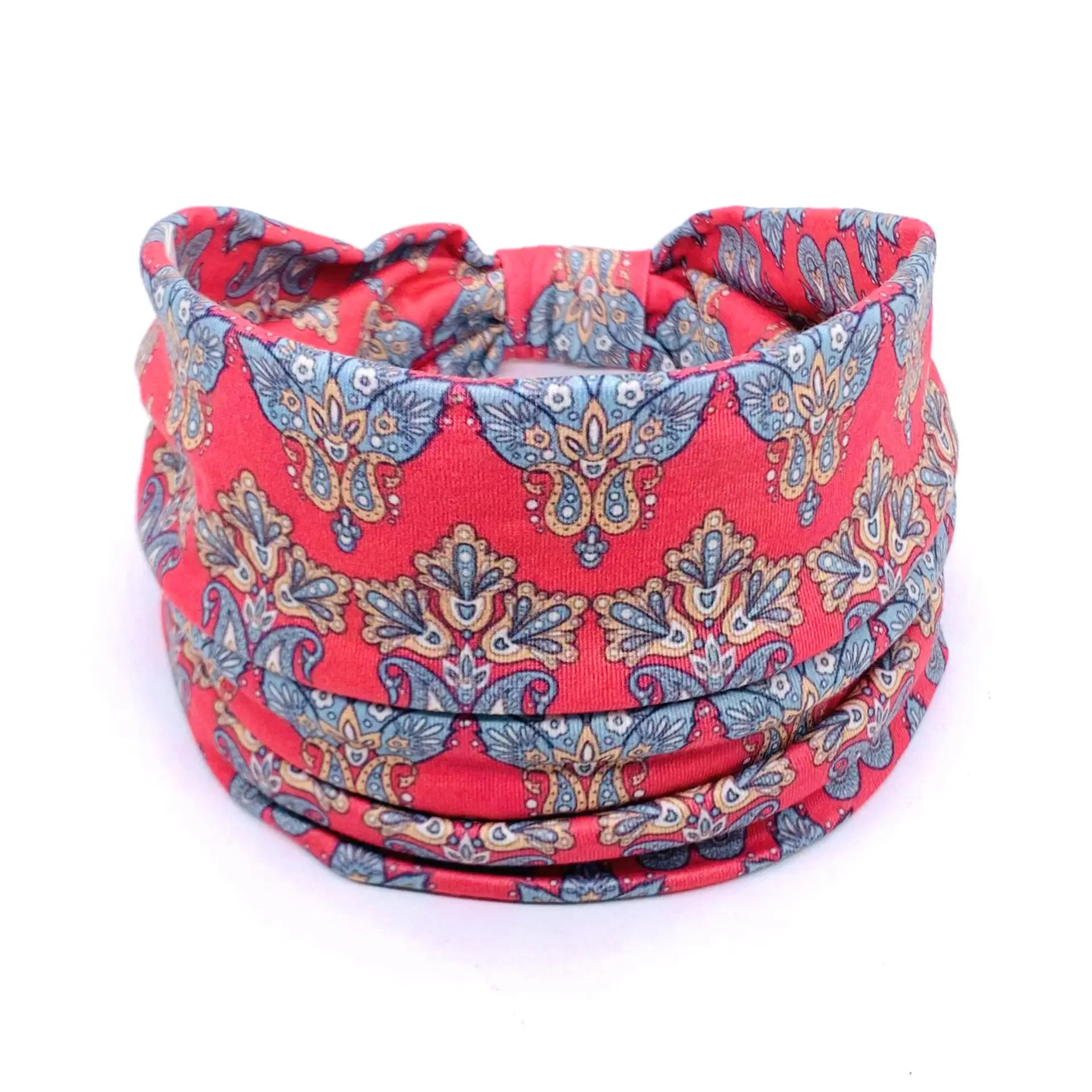 European and American New Bohemian Hair Band Mandala Flower Headband Elastic Sweat Absorbent Women's Wide-brimmed Headband - Image 52