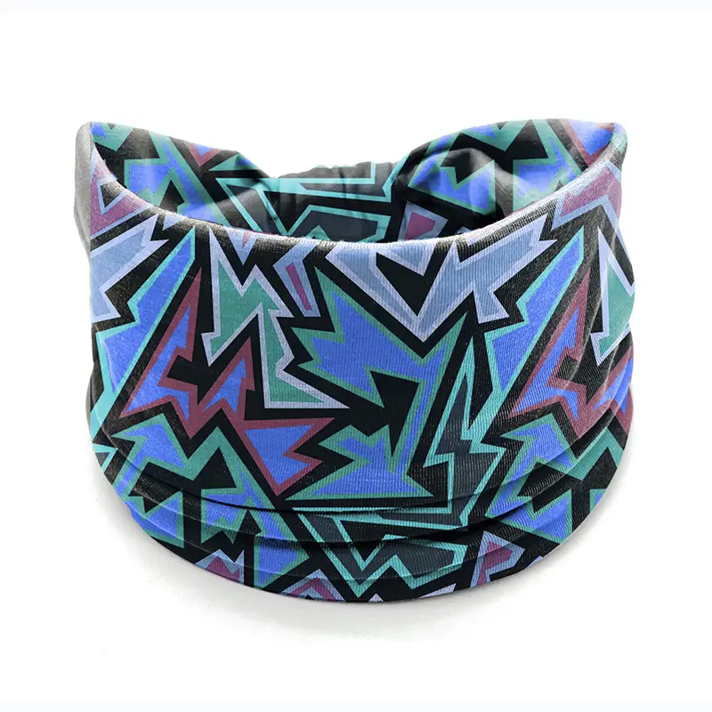 European and American New Bohemian Hair Band Mandala Flower Headband Elastic Sweat Absorbent Women's Wide-brimmed Headband - Image 62