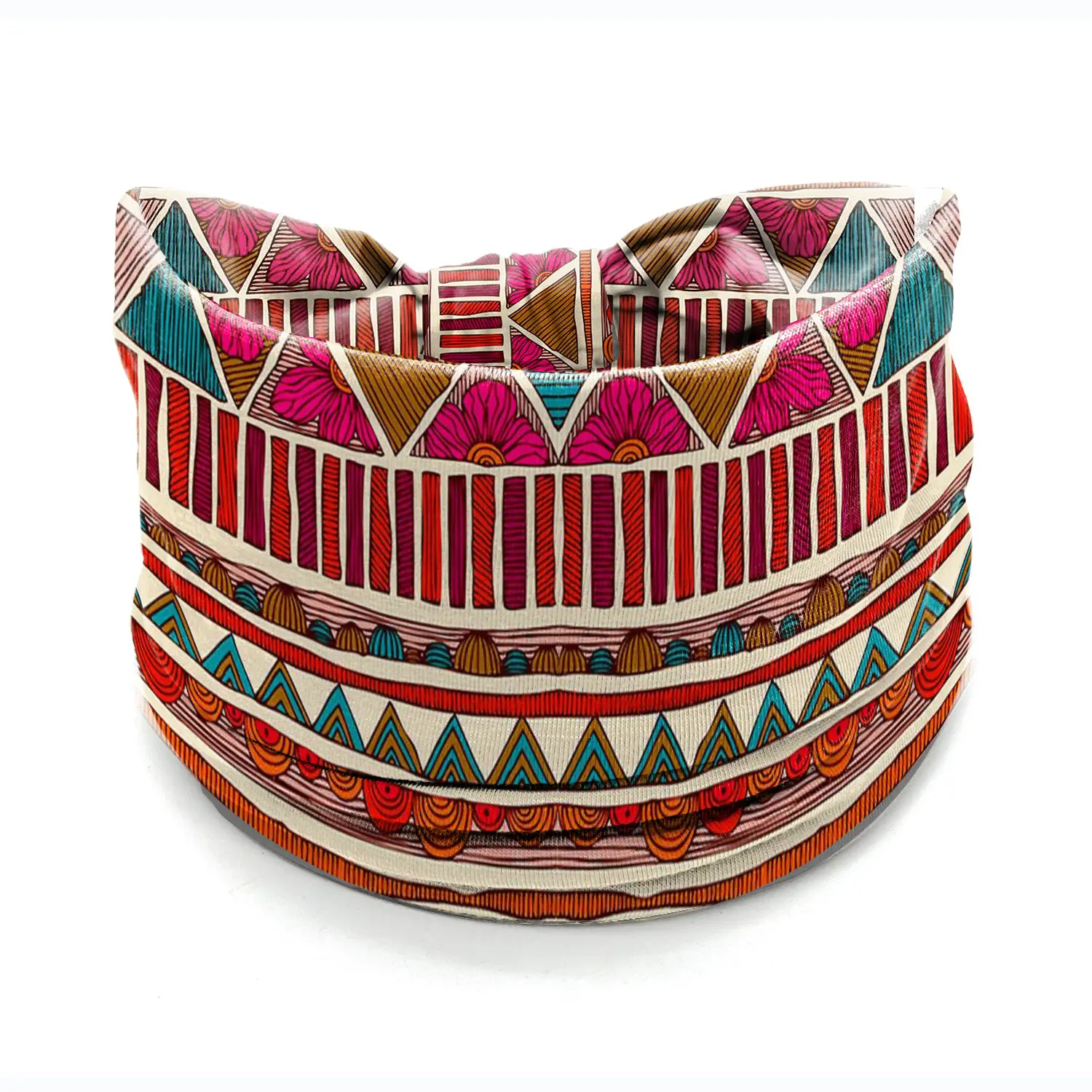 European and American New Bohemian Hair Band Mandala Flower Headband Elastic Sweat Absorbent Women's Wide-brimmed Headband - Image 73