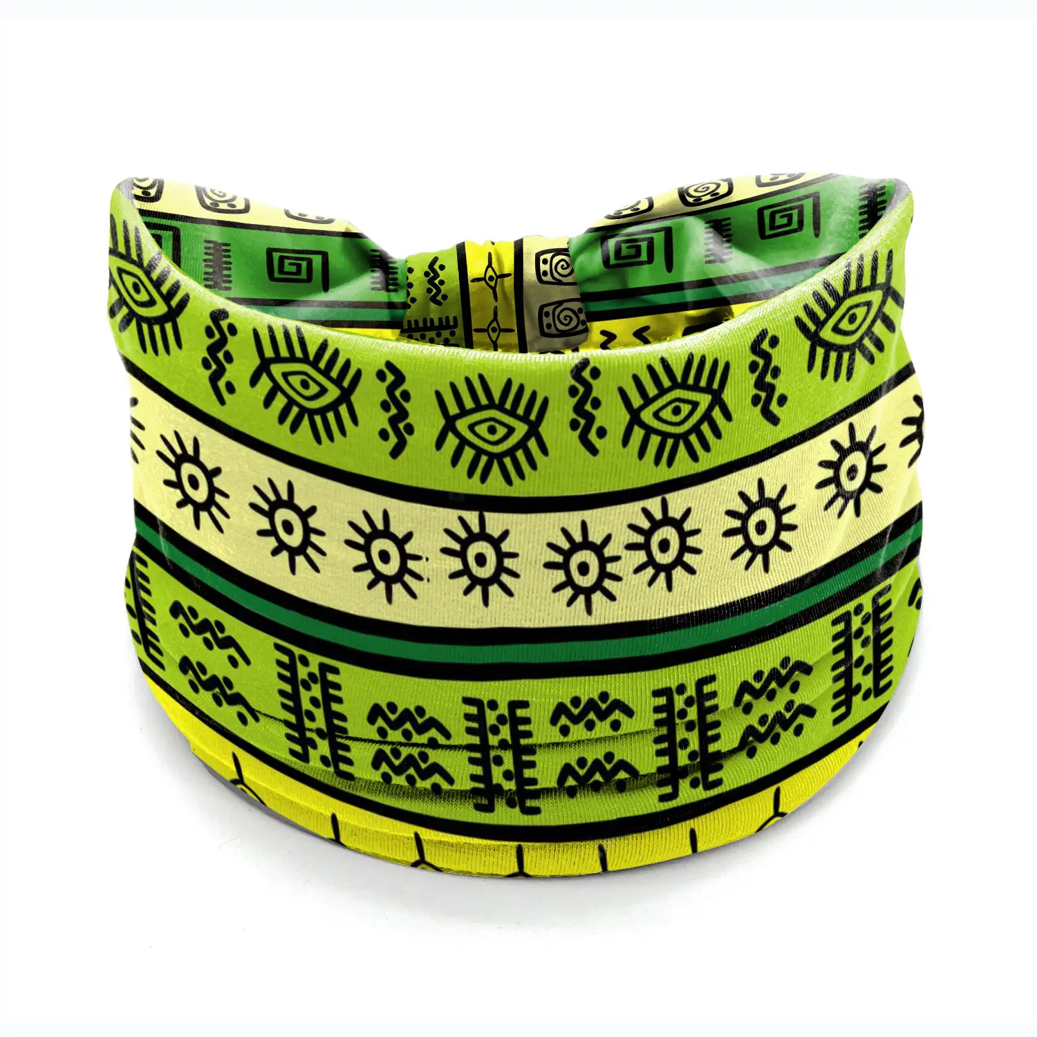 European and American New Bohemian Hair Band Mandala Flower Headband Elastic Sweat Absorbent Women's Wide-brimmed Headband - Image 76