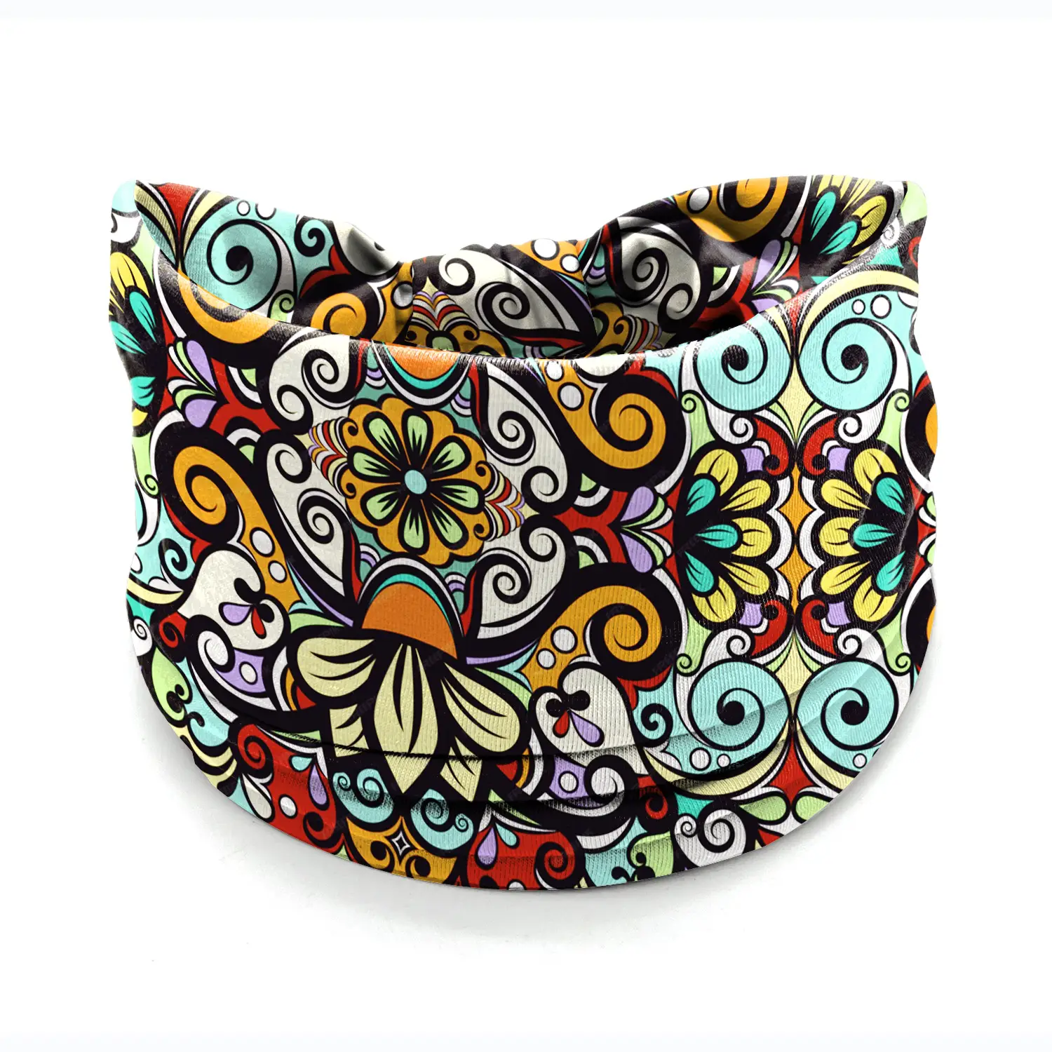 European and American New Bohemian Hair Band Mandala Flower Headband Elastic Sweat Absorbent Women's Wide-brimmed Headband - Image 80