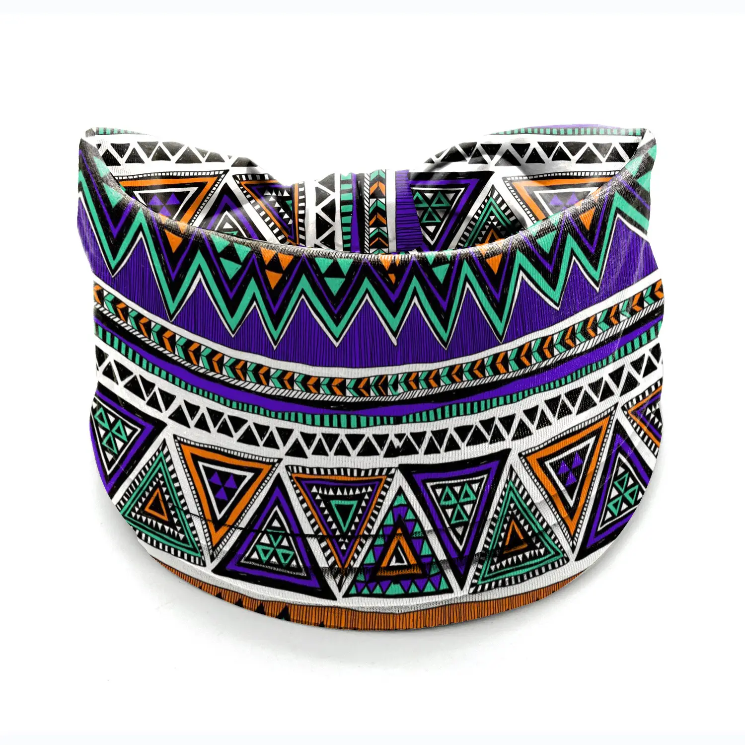 European and American New Bohemian Hair Band Mandala Flower Headband Elastic Sweat Absorbent Women's Wide-brimmed Headband - Image 85