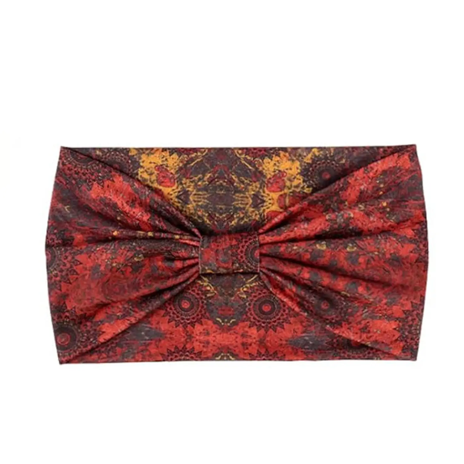 European and American New Bohemian Hair Band Mandala Flower Headband Elastic Sweat Absorbent Women's Wide-brimmed Headband - Image 92